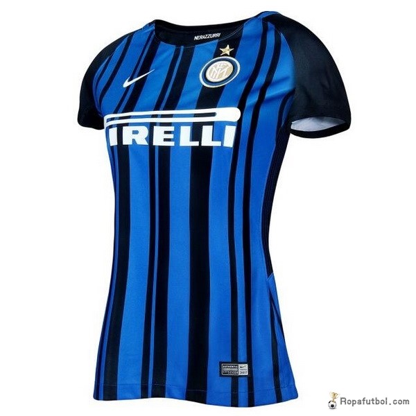 Camiseta Inter de Milán Replica Primera Ropa Mujer 2017/18